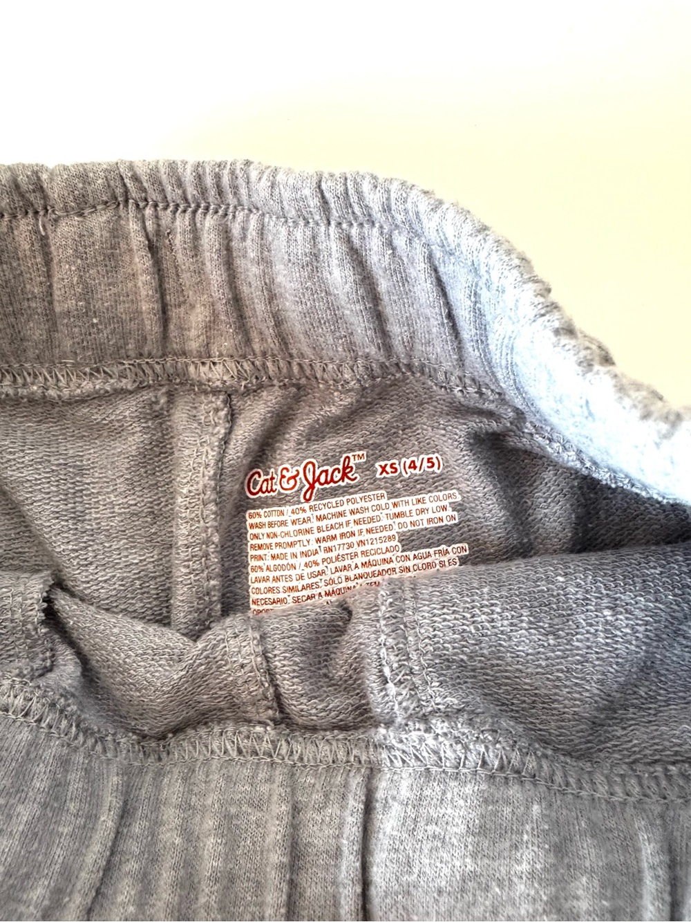 Cat & Jack Gray Athletic Drawstring Shorts with 'SUMMER' Graphic - Picture 3 of 5